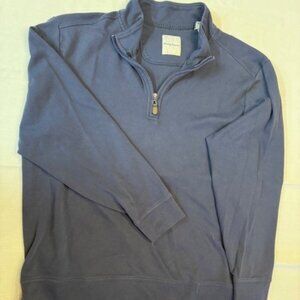3XL Tommy Bahama Half Zip pullover, Navy Blue